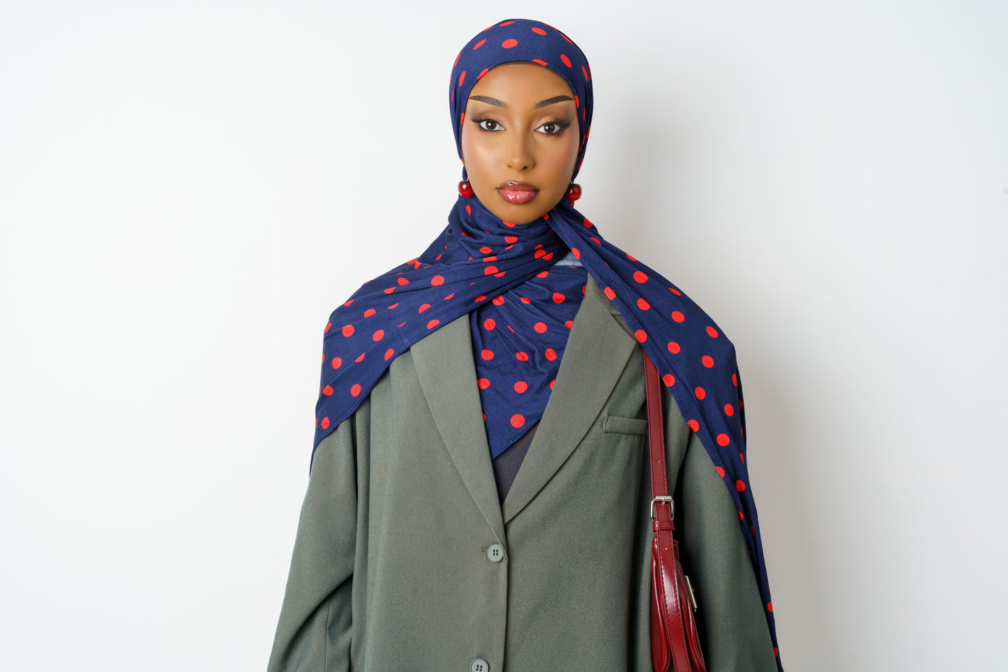 Mon Chèrie printed jersey hijab by MAISSÉ